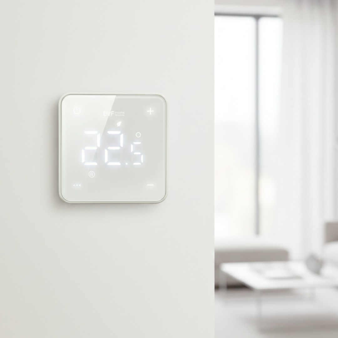 BVF 501 WIFI szobatermosztát bvf 501 thermostat on wall