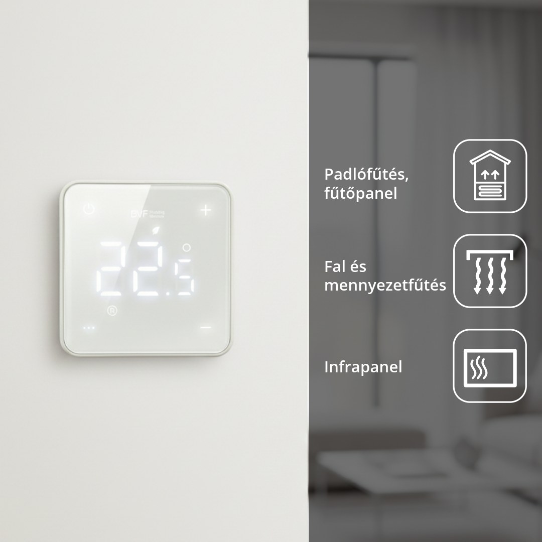 bvf 501 wifi szobatermosztát - fehér