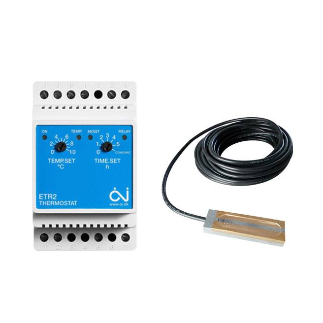 ETR2 termosztát + ETOR55 csapadék szenzor + ETF-744 hőmérséklet szenzor ETR2 termosztát + ETOR55 csapadék szenzor + ETF-744 hőmérséklet szenzor