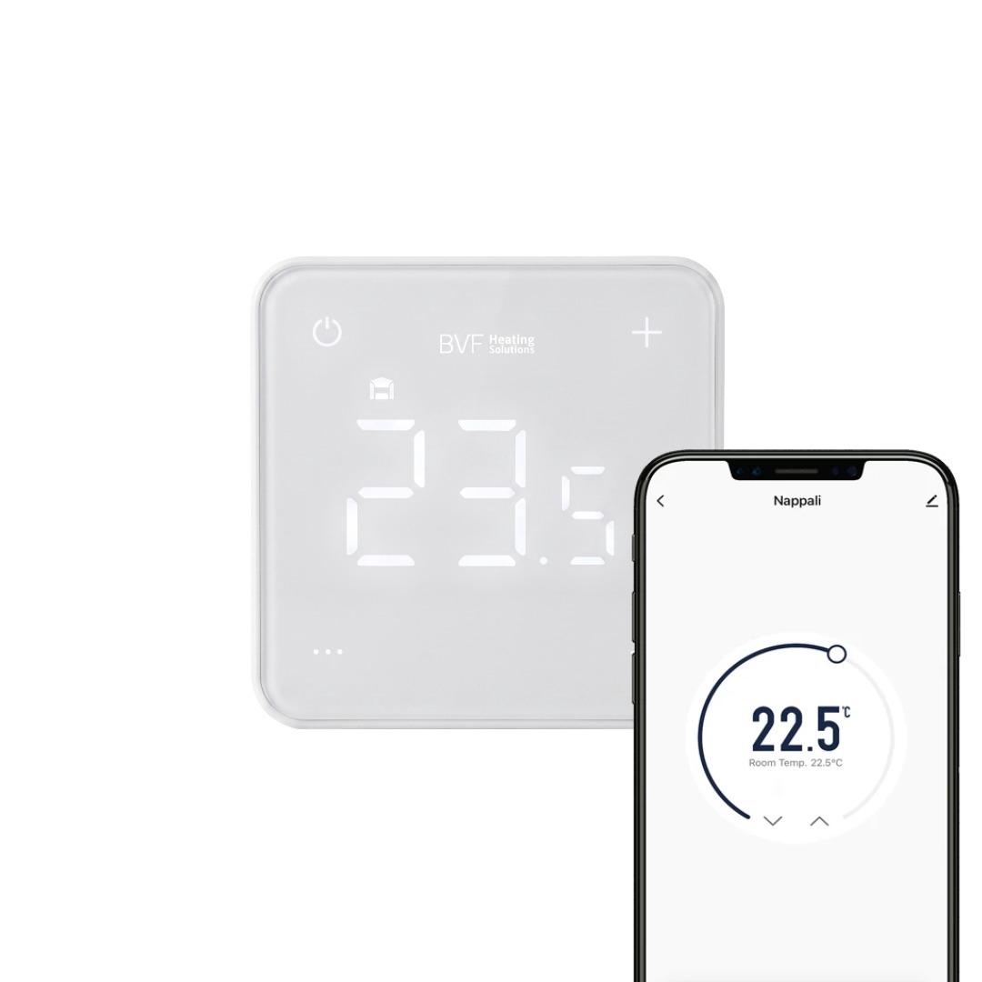 Bvf 501 wifi szobatermosztát + 3m padlószenzor bvf 501 wifi termosztát fehér