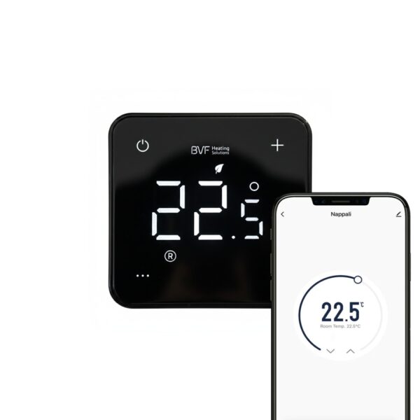 Bvf 501 wifi szobatermosztát + 3m padlószenzor bvf 501 wifi termosztát fekete