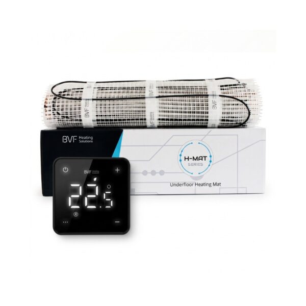 BVF H-MAT elektromos fűtőszőnyeg és BVF 501 fekete WiFi termosztát csomag