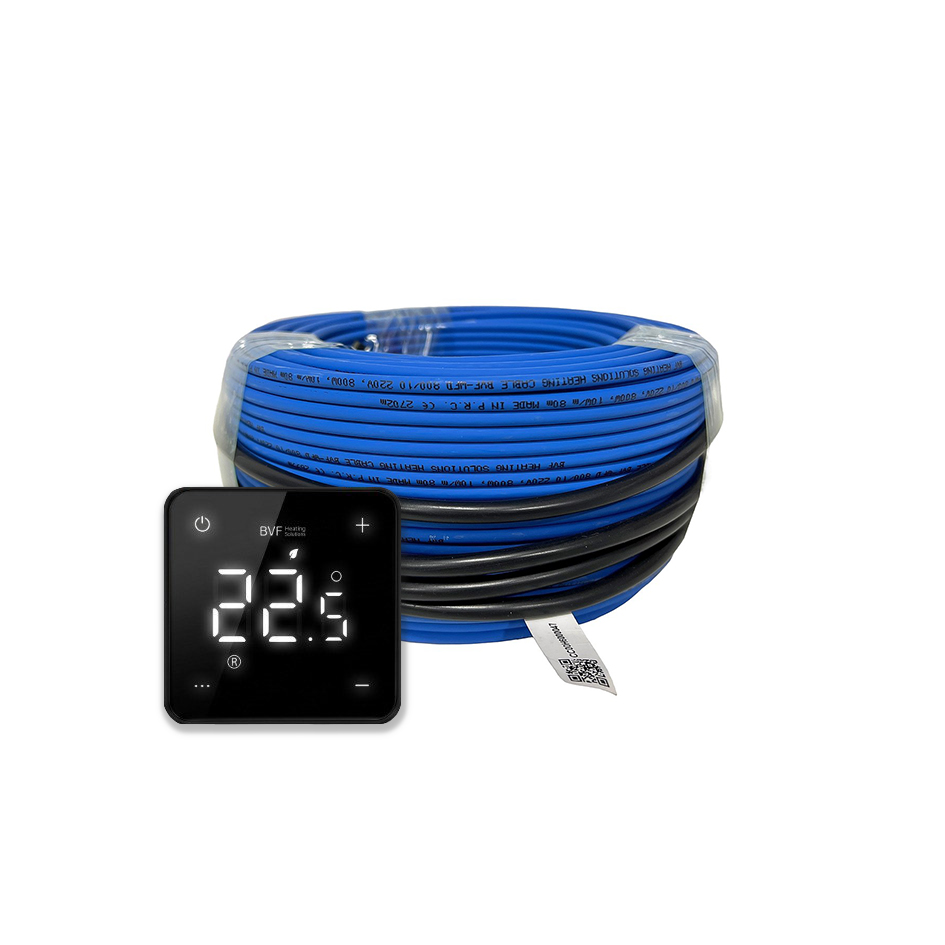 Bvf wfd elektromos fűtőkábel és bvf 501 fekete wifi termosztát csomag bvf wfd elektromos fűtőkábel és bvf 501 fekete wifi termosztát csomag