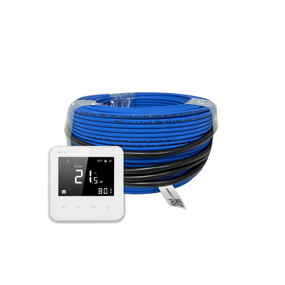 Bvf wfd elektromos fűtőkábel és bvf 801 fehér wifi termosztát csomag bvf wfd elektromos fűtőkábel és bvf 801 fehér wifi termosztát csomag